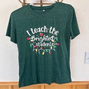 Festive Holiday Teacher T-shirt